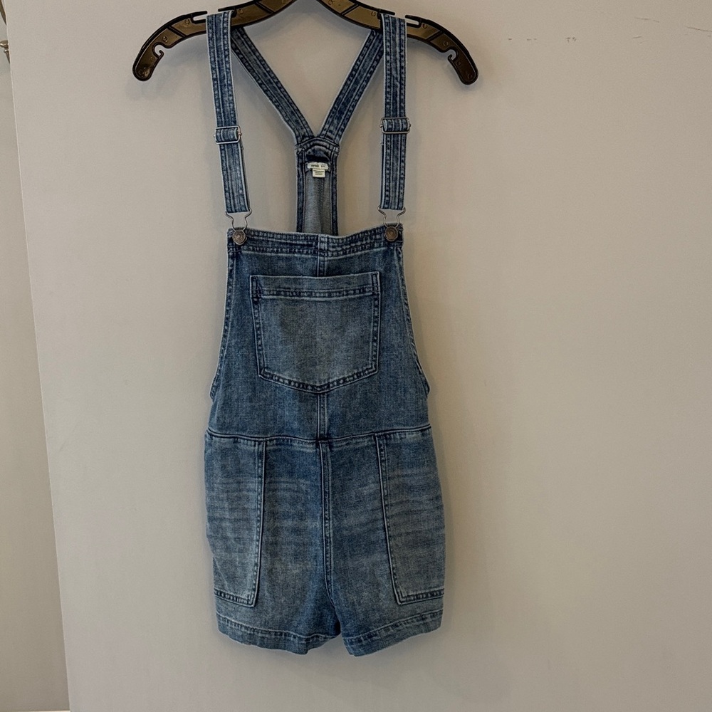 Aerie Blue Denim Overalls